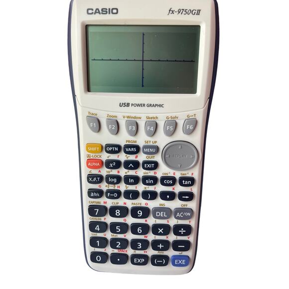 Casio FX-9750GII Power Graphic graphing calculator w/Cover Tested & Working - Picture 4 of 5